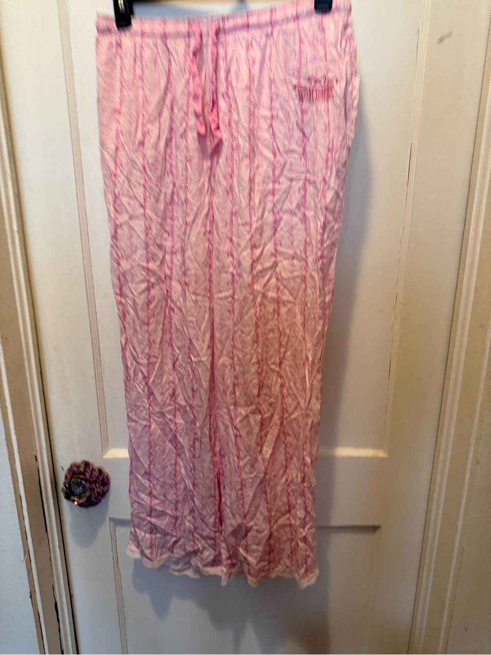 PINK loveshackfanch Pink Drawstring Pajama Pants